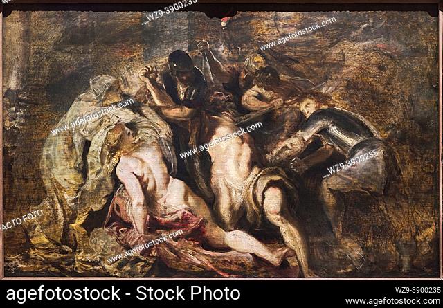 Peter Paul Rubens (1577-1640). The Blinding of Samson. ca. 1609-1610. Oil on panel. 37. 5 x 58. 5 cm. . . Rubens is considered the greatest Flemish Baroque...