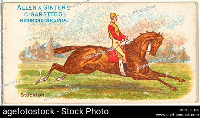 Stockton, from The World's Racers series (N32) for Allen & Ginter Cigarettes. Publisher: Issued by Allen & Ginter (American, Richmond