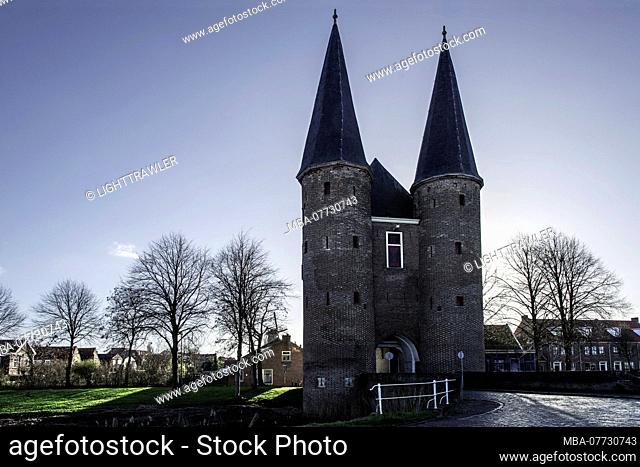 The Town gate Nobelpoort in Zierikzee, the Netherlands