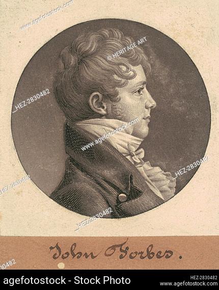 John Goddard, c. 1804. Creator: Charles Balthazar Julien Févret de Saint-Mémin