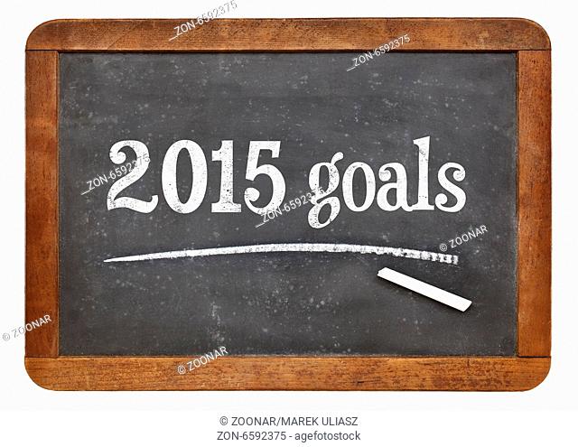 2015 goals on blackboard