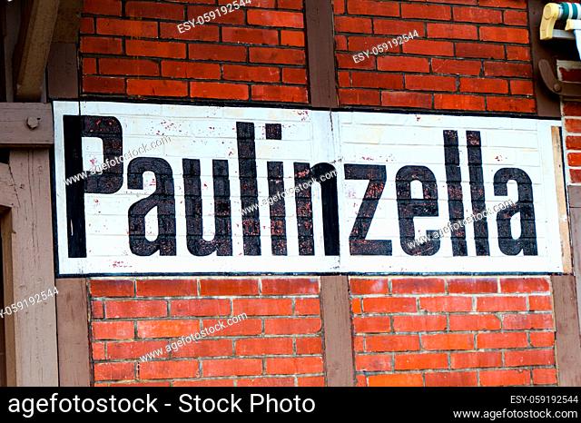The name of the station is Paulinzella