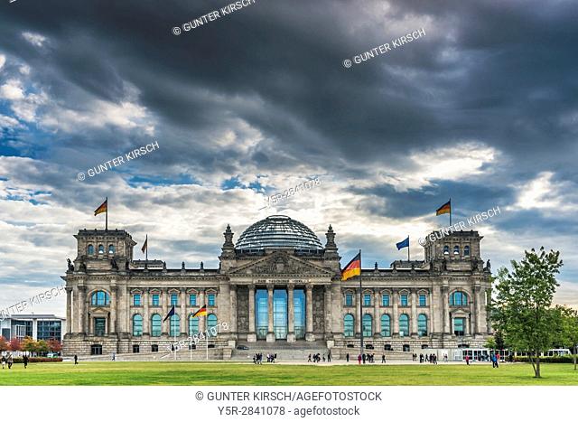The building of the Reichstag was built between 1884 and 1894 by Paul Wallott. The Reichstag is located in the capital of the Federal Republic of Germany