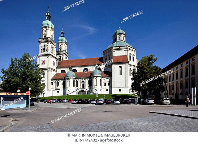 Basilica of St. Lorenz, a former Benedictine abbey church of the Prince Abbot of Kempten, today the Parish Church of St. Lorenz, Diocese of Augsburg, Kempten
