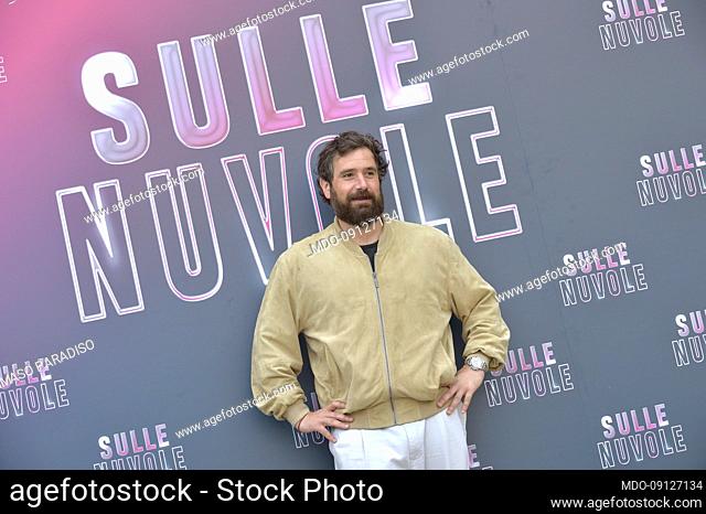 Italian singer-songwriter Tommaso Paradiso attends the photocall of the movie Sulle Nuvole at The Space Cinema Moderno. Rome (Italy), April 20th, 2022