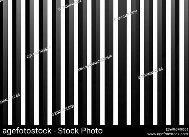 Black and white bar layout, 3D rendering