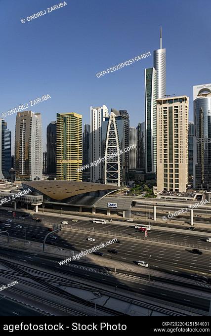 big interchange, dubai metro, skyscrapers, towers, buildings (CTK Photo/Ondrej Zaruba)
