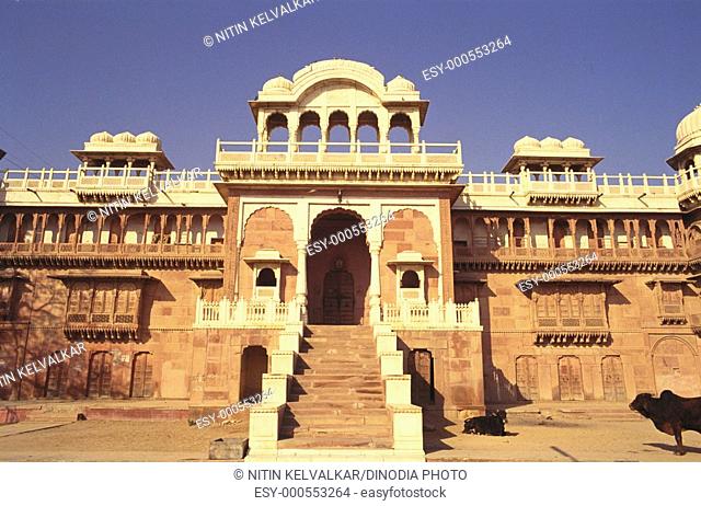 Temple at Shree Ratan Bihari park , Bikaner , Rajasthan , India