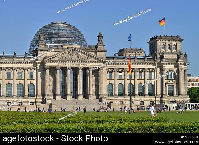 Reichstag, Tiergarten, Berlin, Germany, Europe