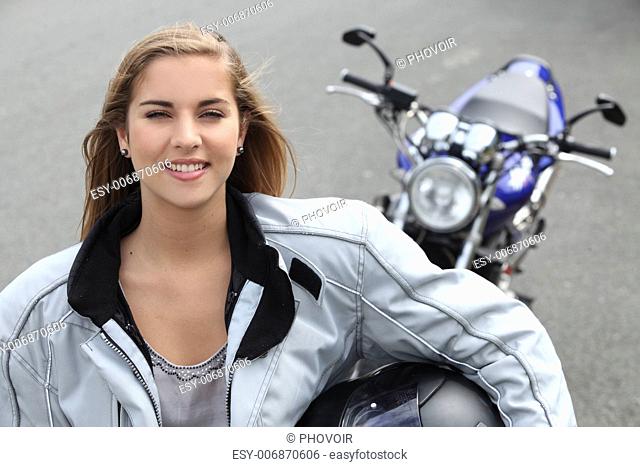 lady biker