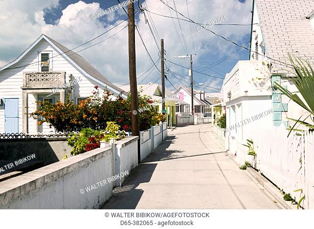Bahamas, Abacos, 'Loyalist Cays', Green Turtle Cay, New Plymouth: Parliament Street Detail