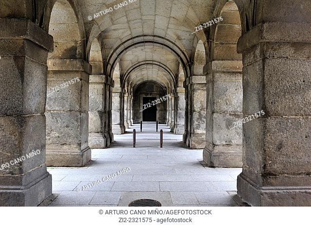 The Royal Seat of San Lorenzo of El Escorial, XVIth century. Madrid, Spain