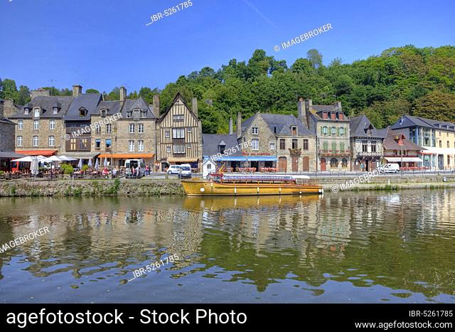 Old port of Dinan, Brittany, France, Europe