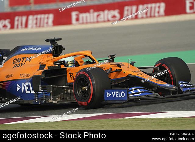 19.11.2021, Losail International Circuit, Doha, Formula 1 Ooredoo Qatar Grand Prix 2021, in the picture Daniel Ricciardo (AUS), McLaren F1 Team