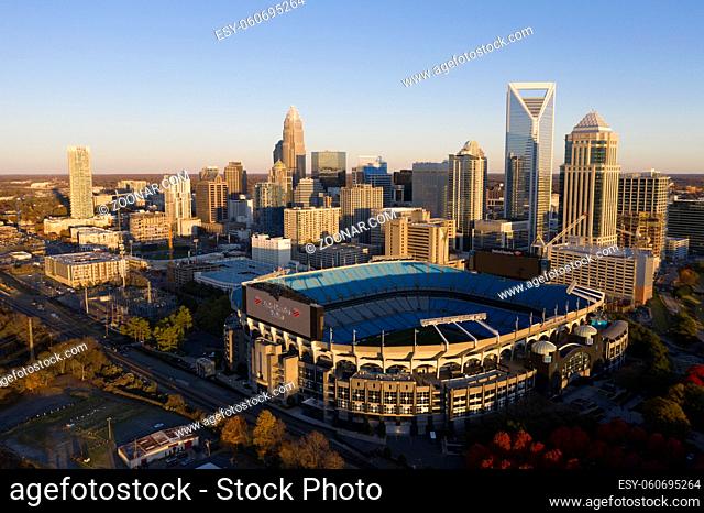 Bank of America Stadium is home to the NFL?s Carolina Panthers in Charlotte, NC