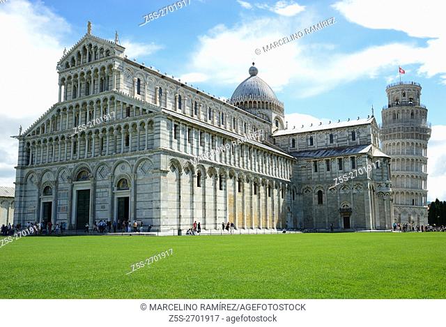 Medieval cathedral of the Archdiocese of Pisa, dedicated to Santa Maria Assunta, St. Mary of the Assumption, Pisa, Tuscany, Italy, Europe