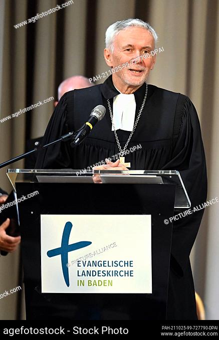 25 October 2021, Baden-Wuerttemberg, Bad Herrenalb: Jochen Cornelius-Bundschuh, Bishop of the Evangelical Church in Baden