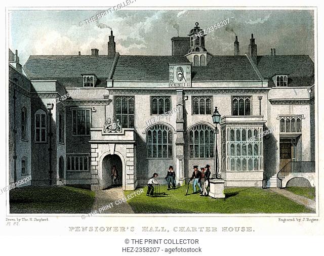 Pensioner's Hall, Charterhouse, London, 1830
