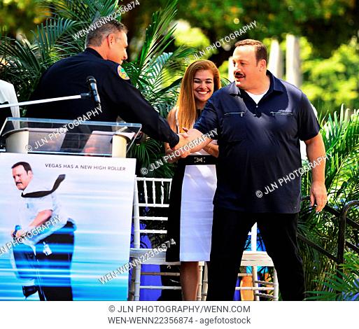 Kevin James receives star on Miami Walk of Fame at Bayside Marketplace Featuring: Rodolfo LLanes, Kevin James Where: Miami, Florida