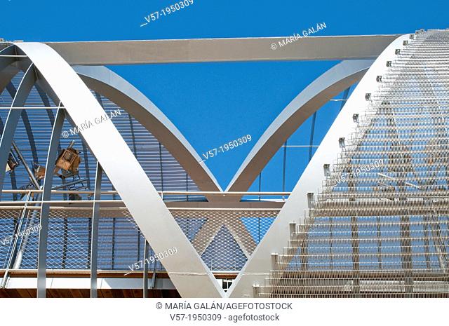 Bridge by Perrault. Madrid Rio, Madrid, Spain