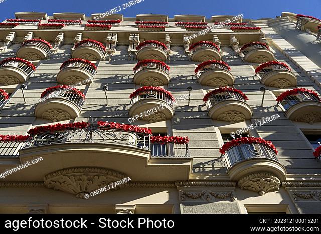 hotel Majestic in Christmas time in the center of the city Barcelona (CTK Photo/Ondrej Zaruba)