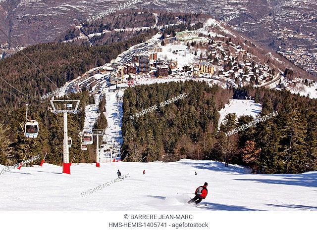 France, Ariege, Ax les Therme, Ax 3 Domaines ski resort