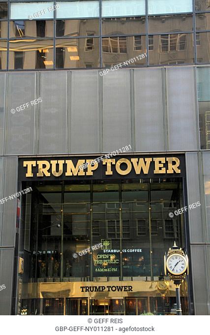 Trump Tower, Fifth avenue, New York, United States