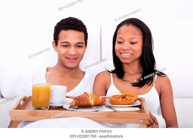 Couple Having Breakfast