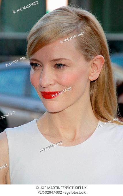Cate Blanchett at the Premiere of Sony Pictures Classics' Blue Jasmine. Arrivals held at the Samuel Goldwyn Theatre in Beverly Hills, CA, July 24, 2013