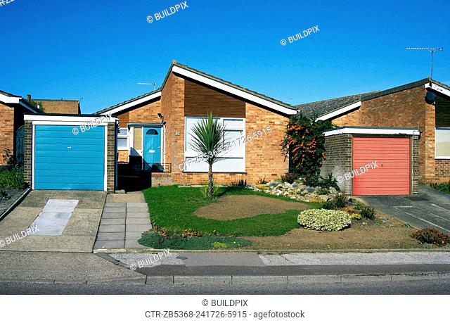 Affordable housing, bungalows, England, UK