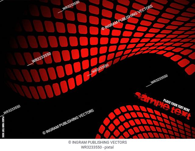 Red and black abstract background with room to add text