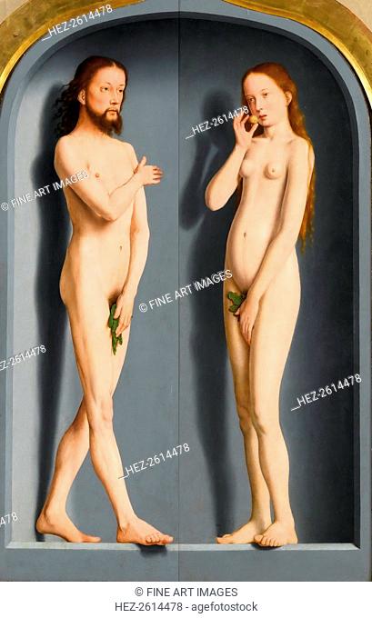 Adam and Eve (Sedano Family Triptych, exterior panels). Artist: David, Gerard (ca. 1460-1523)