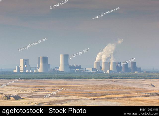 Boxberg lignite-fired power plant and Nochten opencast mine - Germany