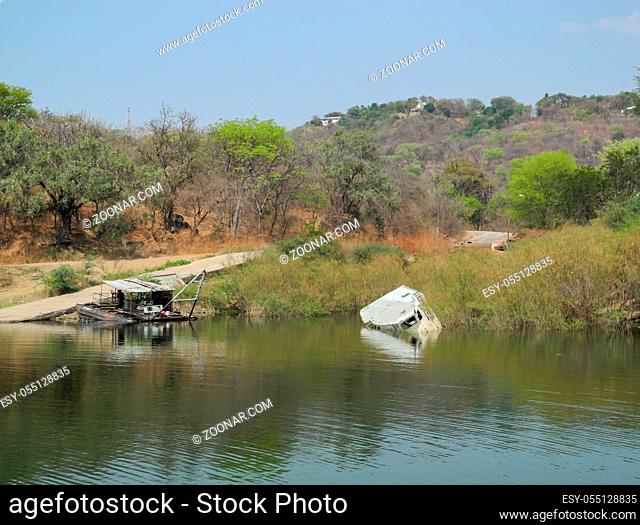 Lake Kariba in Simbabwe Süd Afrika Lake Kariba Sea in Zimbabwe South Africa