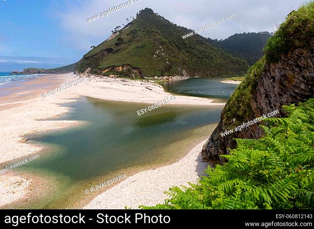 the beach of San Antolin, Llanes, Asturias, Spain