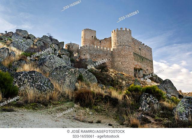 The Manqueospese castle in Mironcillo  Ávila  Castilla León  Spain