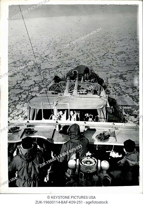 1968 - Commonwealth ships in Korea's icy waters: The British Commonwealth Fleet in Korean waters is meeting a seasonal hazard - threatening fields of ice packs
