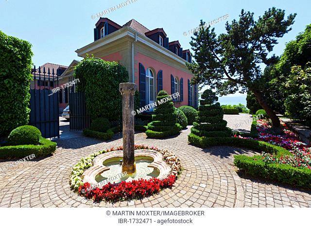 Villa at the Olympic Museum, Lausanne, canton of Vaud, Lake Geneva, Switzerland, Europe