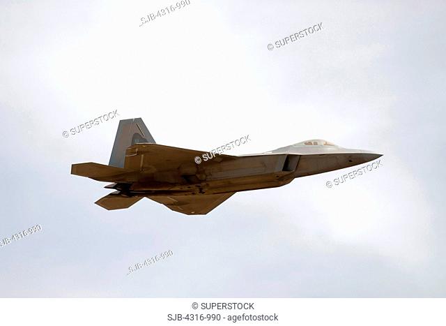 F-22 Raptor Makes A Low Pass