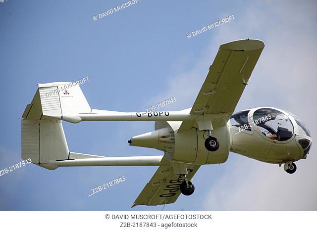 Modern Optica experimental aircraft at a Shuttleworth Collection air display at Old Warden airfield, Bedfordshire, UK