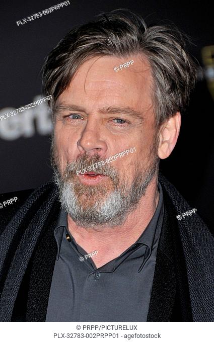 Mark Hamill at the Star Wars: The Force Awakens World Premiere held at the Dolby Theatre, TCL Chinese Theatre and El Capitan Theatre in Hollywood, CA on Monday