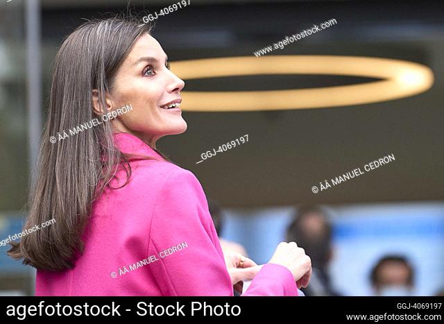 Queen Letizia of Spain Visits to the Nino Jesus University Children's Hospital to learn about the 'Yo cuento' Project at Nino Jesus University Children's...