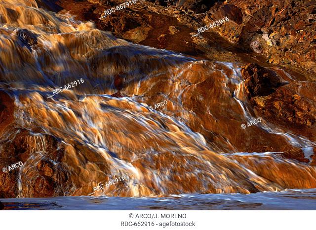 Rio Tinto, Tinto River, Rio Tinto mines, Huelva province, Andalusia, Spain