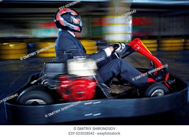 Karting businessman