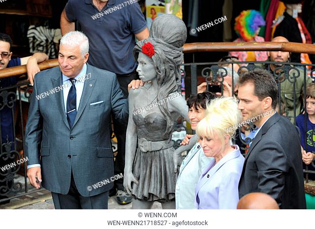 A statue of the late Amy Winehouse is unveiled in Camden Town Featuring: Mitch Winehouse, Barbara Windsor Where: London, United Kingdom When: 14 Sep 2014...