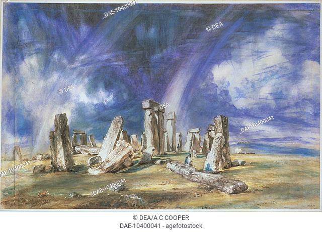 John Constable (1776-1837), Stonehenge, 1835, watercolor, 38.7x59.7 cm.  London, Victoria And Albert Museum