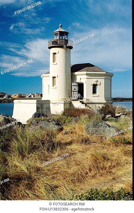 lighthouse located at Coquille River, Oregon, United States