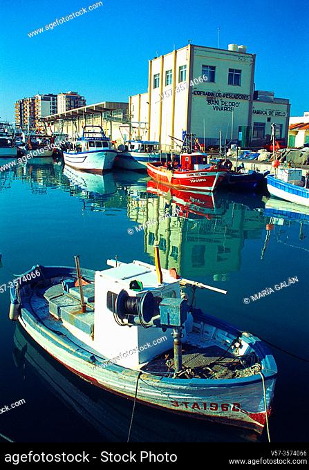 Fishing harbour. Vinaroz, Castellon province, Comunidad Valenciana, Spain