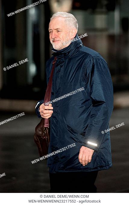 Andrew Marr Show Arrivals at the BBC Television Centre. Featuring: Jeremy Corbyn Where: London, United Kingdom When: 29 Nov 2015 Credit: Daniel Deme/WENN