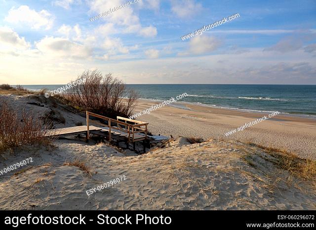 Waters of the Baltic Sea near the Curonian Spit, Russia